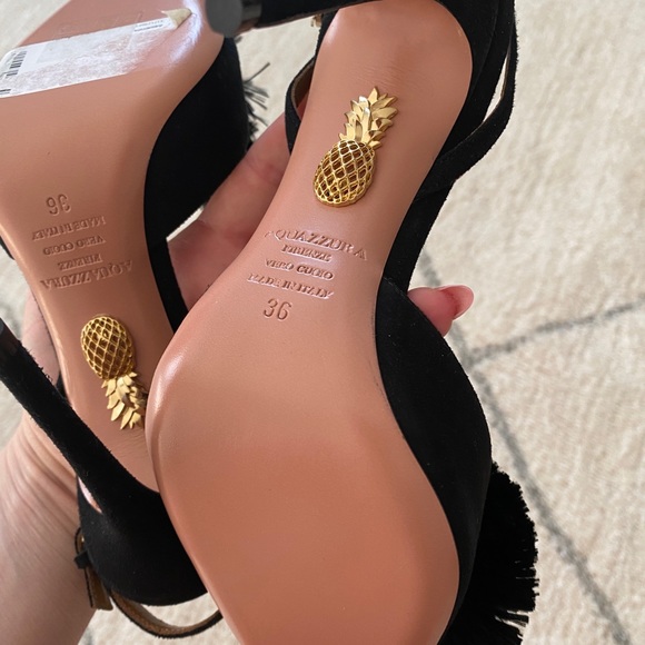 Aquazzura shoes in suede BRAND NEW without box - Picture 4 of 12